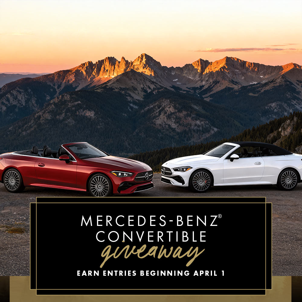 Mercedes Benz Convertible Giveaway